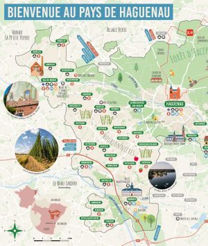 Nouvelle carte touristique d'Haguenau