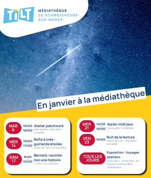 En janvier à la médiathèque