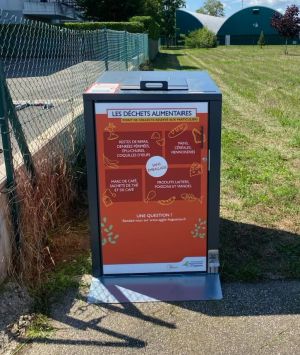 Nouveau point de collecte de biodéchets