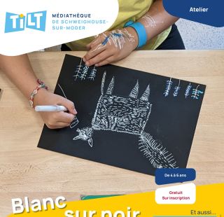 Blanc sur noir